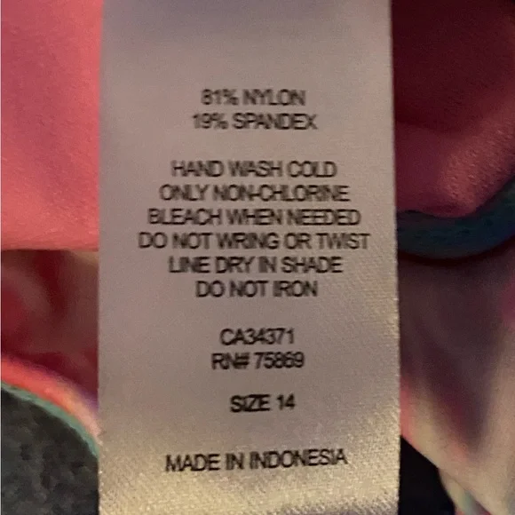 Summer Crush by Gossip Girl Tie Dye Swimsuit - Picture 6 of 7